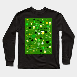 ST PADDYS Day Collage Long Sleeve T-Shirt